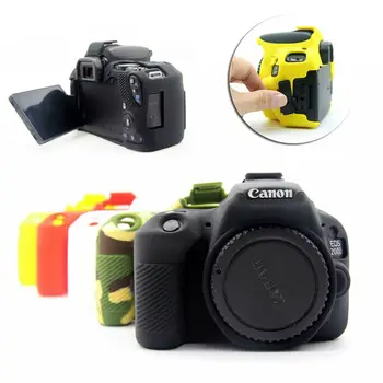 

Silicone Protective Camera Cover Case Bag For Canon EOS 200D 200D II 200D Mark II Rebel SL2 Kiss X9 DSLR Camera Soft Skin Bag