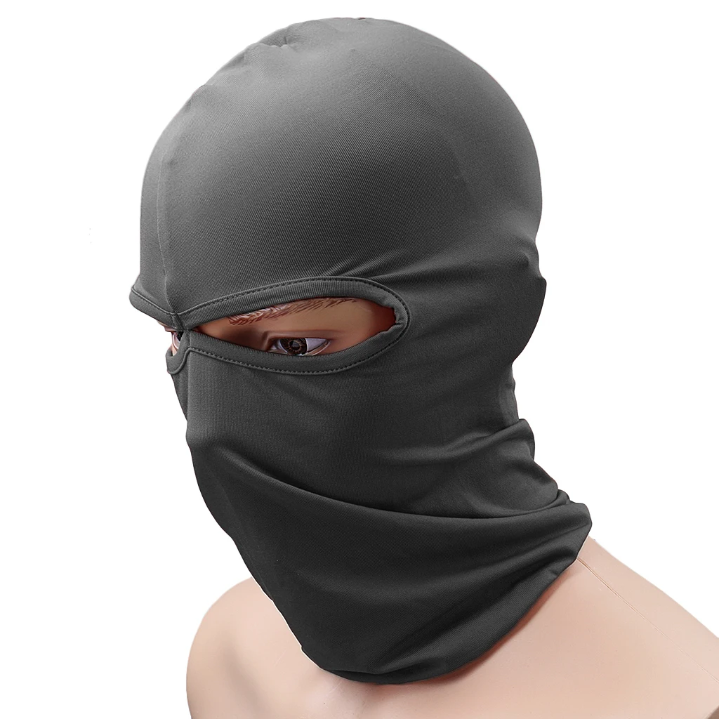 Outdoor Cycling Full Face Mask Motorcycle Bicycle Scarf Hood with 12 Colors Breathable and Soft for Riding Skiing Outdoor Sports