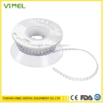 

2pcs Dental Orthodontic Elastic Rubber Power Ultra Chain Clear Transparent Continuou Type Dentist Product Closed/Short/Long Size