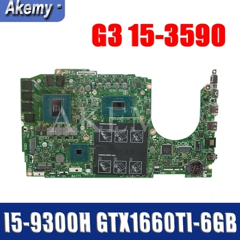 

Laptop motherboard For DELL Inspiron G3 15-3590 original mainboard I5-9300H GTX1660TI-6GB