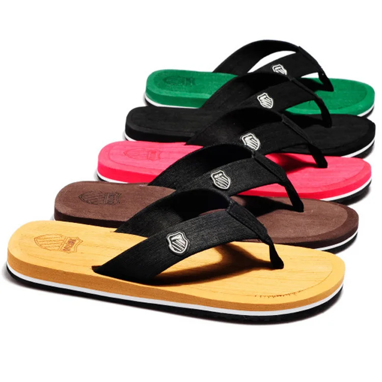 

Men Flip Flops Beach Sandals Non-slide Male Slippers