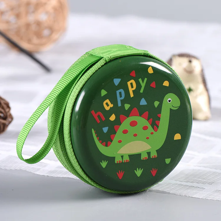 Small Dinosaur Coin Headset Cartoon Purse Cute Key Plus Mini Bag Children Kid Boy Girl For Gift Wallet