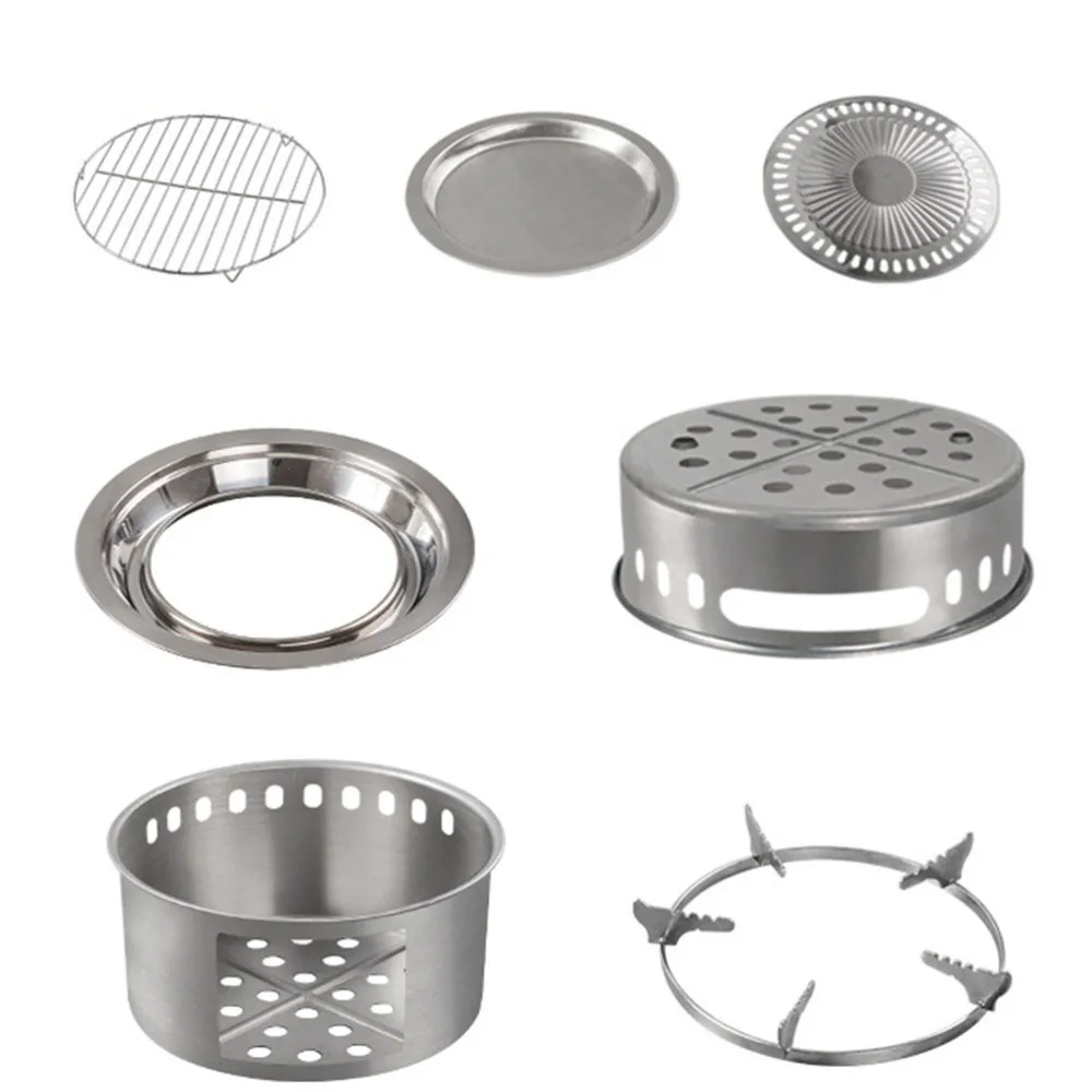 

1 Set Foldable Stove Cooker Stove Set For BBQ Outdoor Camping