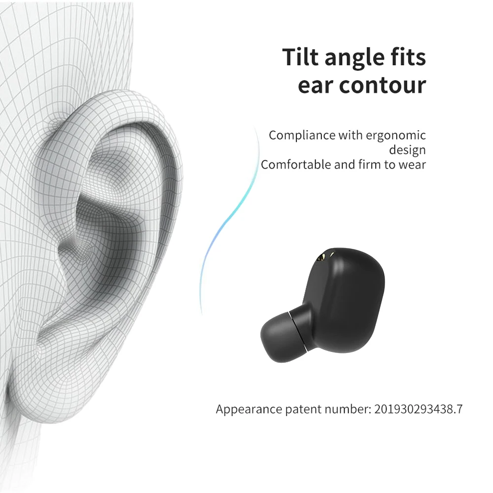TWS M1 Bluetooth 5 0 гарнитура беспроводные наушники вкладыши с шумоподавлением микрофон