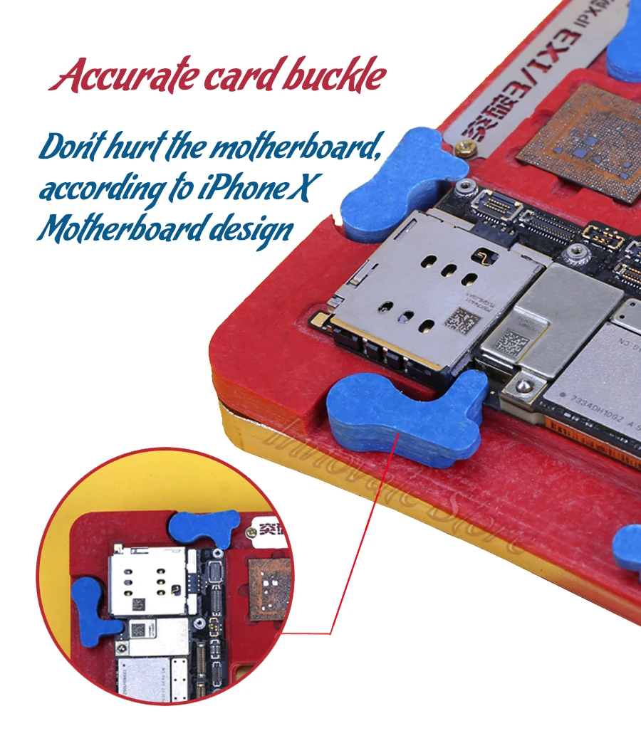 MECHANIC iPhone X материнская плата слоистый обслуживания платформы TuPo 3 IX3 взрывозащищенный оловянный посадки оловянный чип инструмент для склеивания