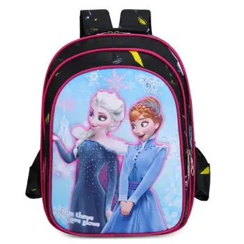 

Disney cartoon bag Frozen Elsa schoolbag girls princess cute school bag sofia Kindergarten backpacks little Boys Girls Baby Bag