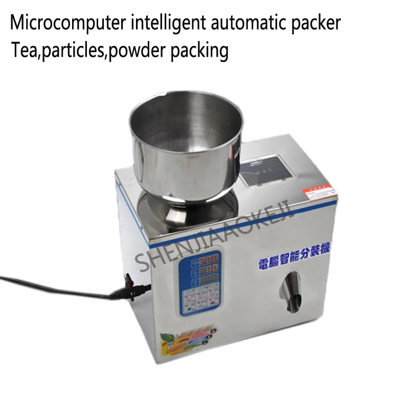 

1PC 5g-20g Medicinal Powder Packaging Machine Microcomputer Automatic Packer Tea Granule Tea Leaf Packer Filling Machine 220V