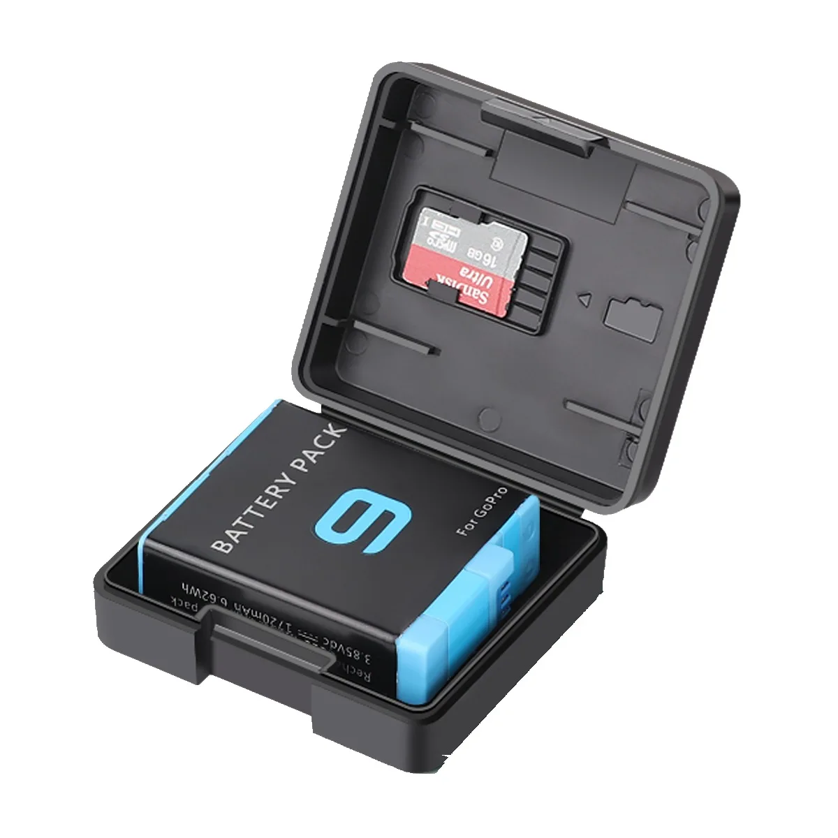 

For 9 Accessories Plastic Battery Case Storage Box Cover Camera Accessories for 9 Battery Storage Box
