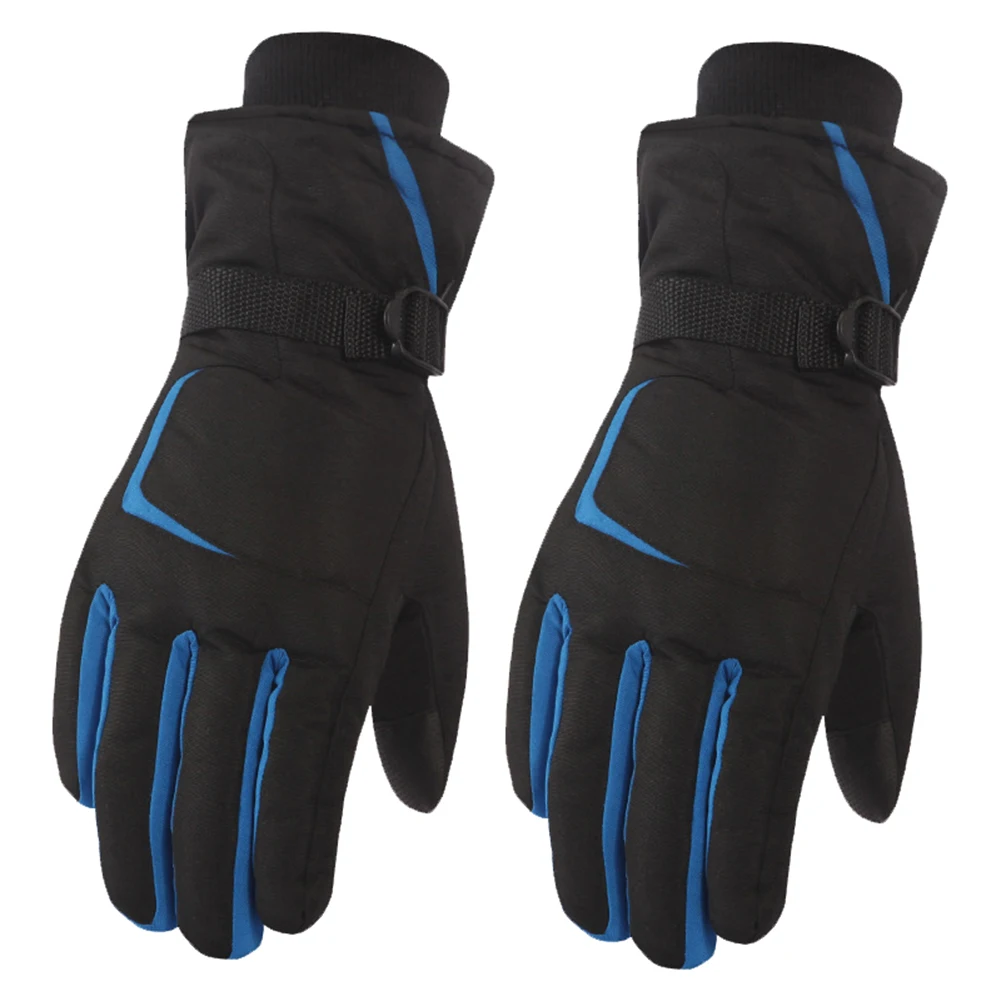 Перчатки для бега, спортивные зимние перчатки с сенсорным экраном для мужчин и женщин, теплые водонепроницаемые ветрозащитные варежки для пеших прогулок, велоспорта, катания на лыжах