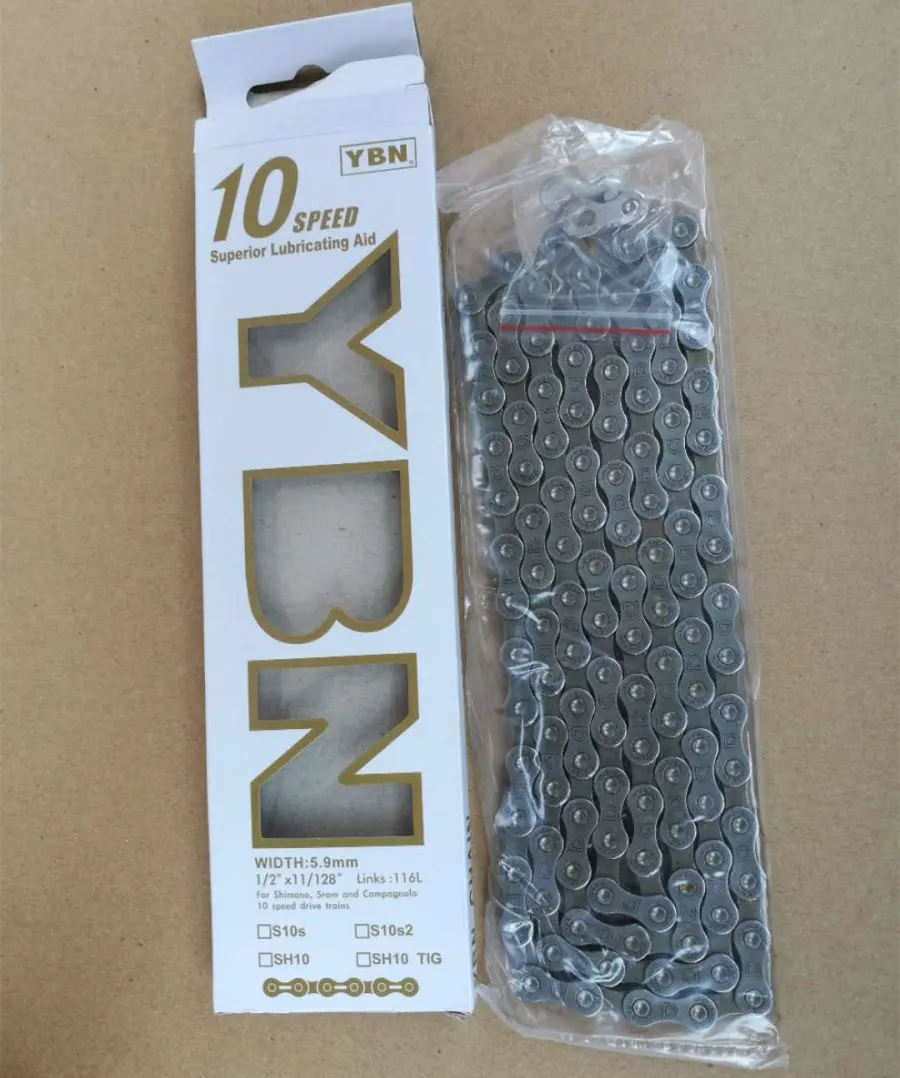 

YBN AloBon D10S Boxed Chain 10-Speed AloBon Chain 30 Speed Mountain Bike Bicycle Chain