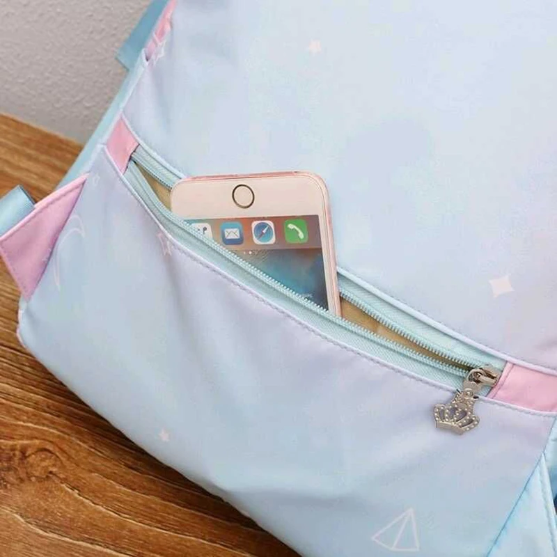 Водонепроницаемый нейлоновый рюкзак Mochilas Shcool, сумка на плечо для девочек-подростков, модная женская детская школьная сумка с несколькими карманами для девочек-подростков