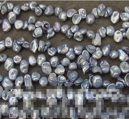817 5x7 мм Лавандовая жемчужная бусина Кеши 15,5"