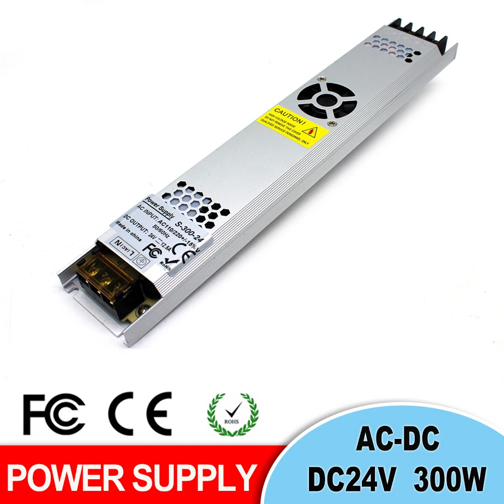 Универсальный источник питания DC 12V 24V 72W 100W 120W 150W 180w 200W 250W 300W 350W 360W 400W