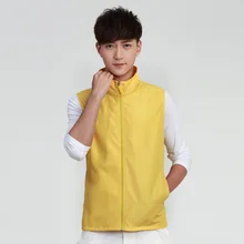 Весна и лето новые продукты Jie Dan композитные материалы тонкий жилет супермаркет открытый волонтер работа настраиваемый логотип