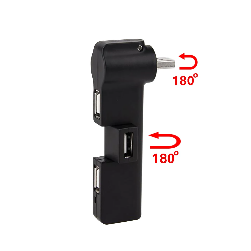 4 в 1 USB концентратор с поворотом на 180 градусов|USB-хабы| |