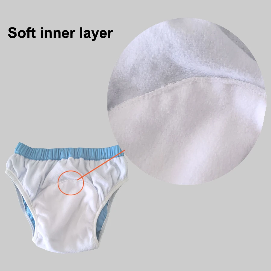 Elder's Incontinence Underwear Adult Cloth Diaper Cover Washable Waterproof  Pants Leak Proof Briefs Men Women Oversized - AliExpress