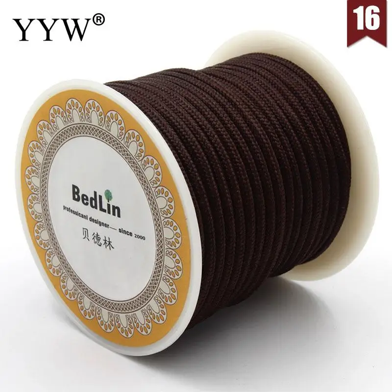 8 м/катушка 3 мм нейлоновая нить нейлоновый шнур прочный Diy шнур для браслета ожерелье ювелирные изделия изготовление вощеная нить ювелирные изделия