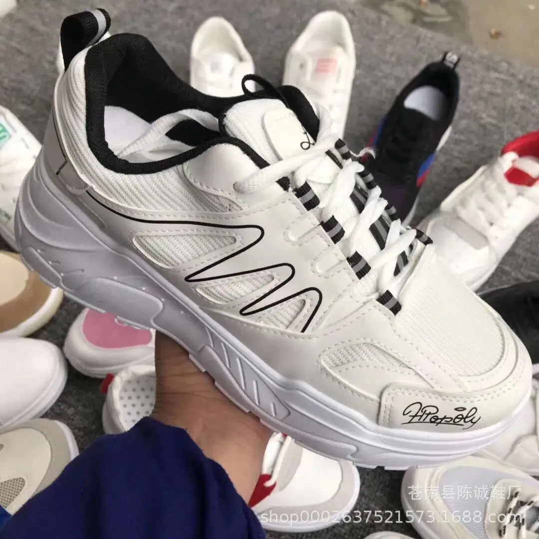 

Spring New Style Boutique WOMEN'S Casual Shoes White Shoes Stall Shoe Stock Night Market Low Price Processing