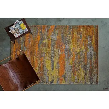 

Apex Ibiza 3 'x 5' Chenille Orange Runner Rug