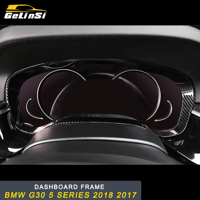 

GELINSI for BMW G30 5 Series 2018 2017 Auto Car Styling Dashboard Frame Trim Sticker Cover Automotive Interior Accessories