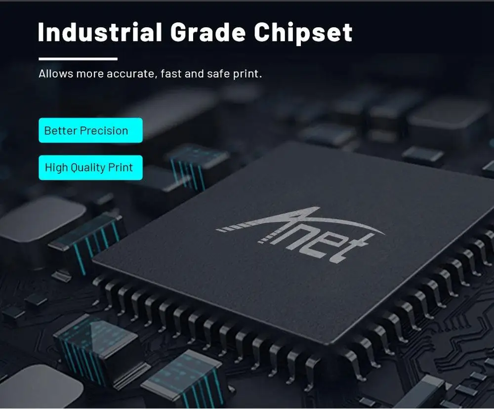 EUUS Shipping Anet ET4 3D Printer All-Metal Frame Auto Leveling 2.8 Touch Screen 3D Printer DIY Kit 220220250mm (28)