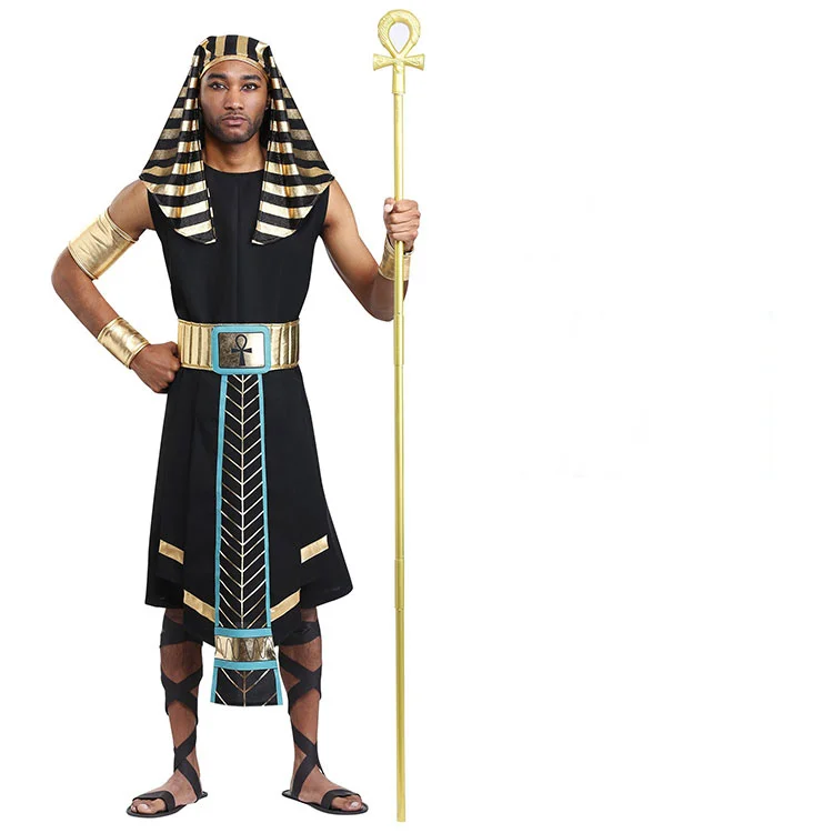 King of Egypt Ancient Robes Egyptian Pharaoh Men’s Halloween Costume