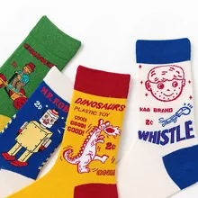 SP& CITY/женские хлопковые короткие носки с забавными персонажами из мультфильмов, унисекс, цветные носки с рисунками животных и буквами, японский робот, хипстерские спортивные носки для девочек