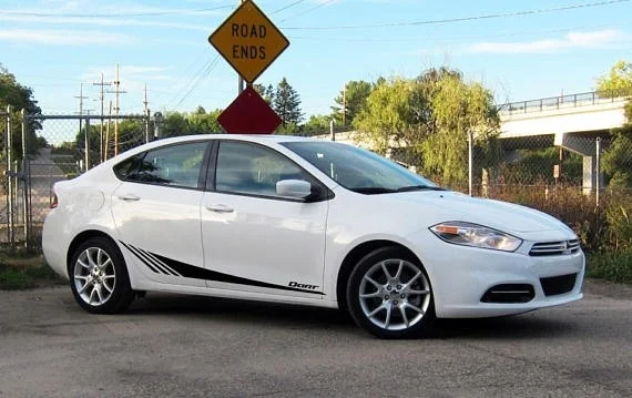 Для 1 комплекта/2 шт Dodge Dart нижний стробоскоп боковые полосы Набор наклеек