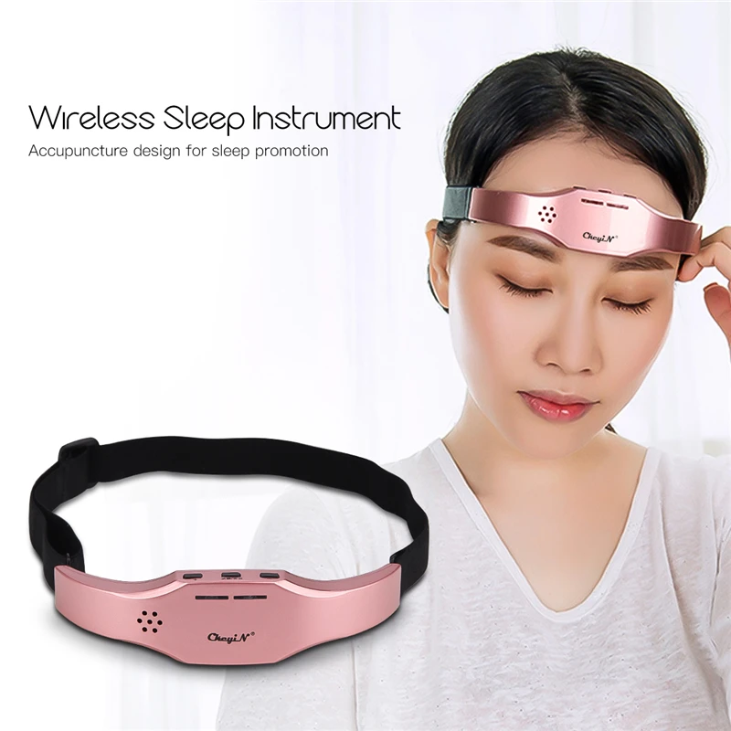 CkeyiN Electric Head Massager Scalp Massage Sleep Instrument Stress Relief Relaxation Low-frequency Pulse Treat Insomnia 48 afbeelding