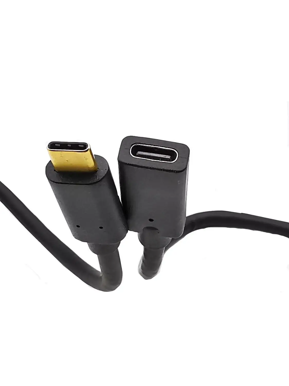 Позолоченный USB type-C кабель-удлинитель для мужчин и женщин USB C кабель-удлинитель USB 3,1 type C для быстрой зарядки и синхронизации данных