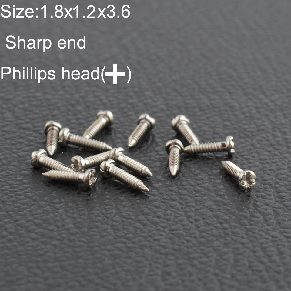 5000 шт 1,0x3,6 мм 1,2x3,6 мм винты для очков носоупоры шурупы Phillips шлицевые очки контактная площадка под винт - Цвет: 1.2x3.6mm Sharp P