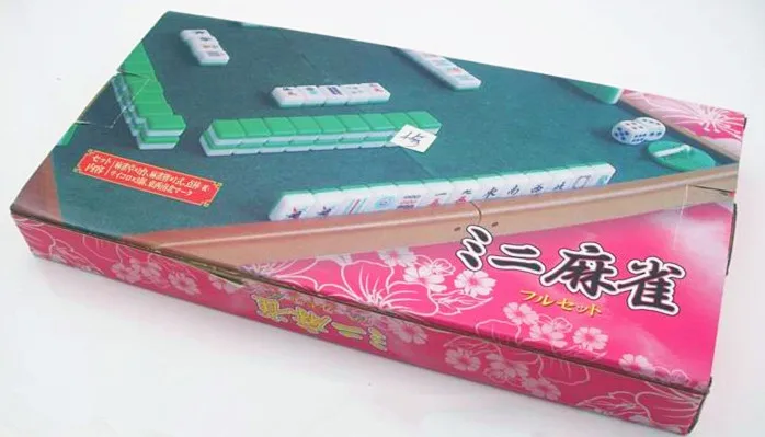 

Mahjong Card Small Pocket Mahjong Mini Mahjong Card with Table Intaglio Mini Mahjong Table Chess Entertainment