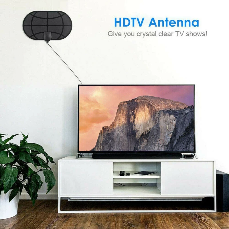 HD ТВ антенна приемник 25 дБ домашняя цифровая усилитель DVB T2 антенна|Телевизионные