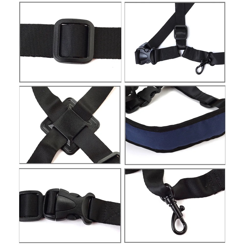 

Adjustable Musical Soft Universal Saxophone Strap Neck Elastic Harness Non Slip Nylon Durable Accessories Belt Shoulder Cross