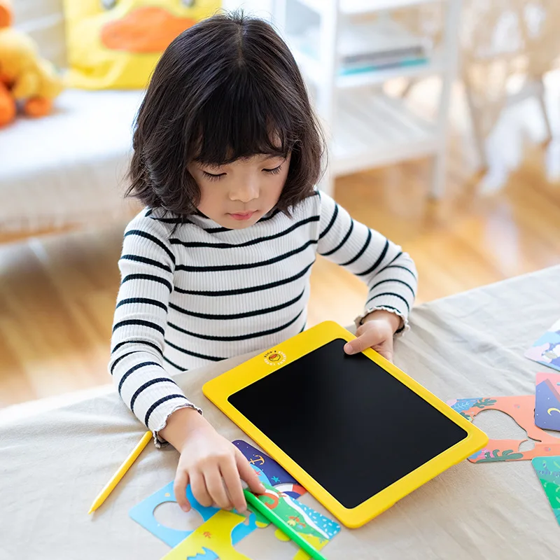 

B. Duck Small Yellow Duck Children Graphics Tablet Colorful Liquid Crystal Flexible Screen Seismic Shatter-resistant Drawing Boa