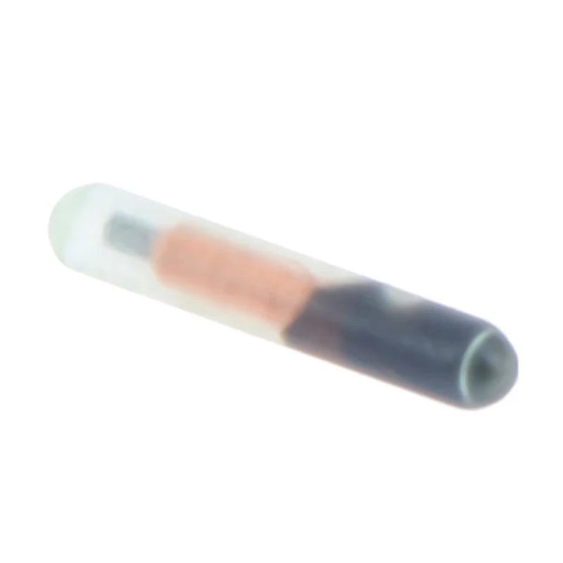 125 кГц/134,2 кГц 2,12*12 мм/1,25*7 мм микрочип животных RFID тег с EM4305 чип ISO11784/5 FDX-B для рыб собак кошек