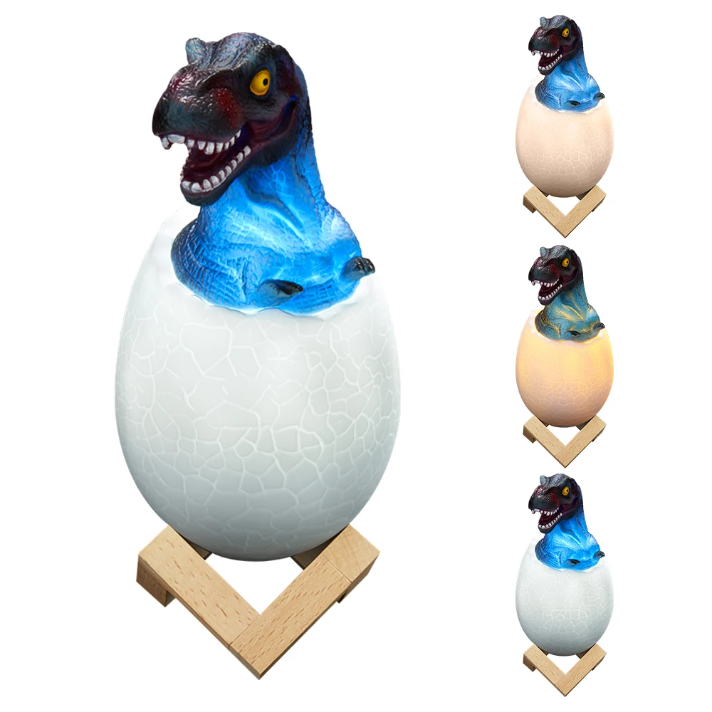 Dinosaur Moon Light Night Light Colorful Change Touch Home Decoration Creative Gift usb led Night Light Reading Light