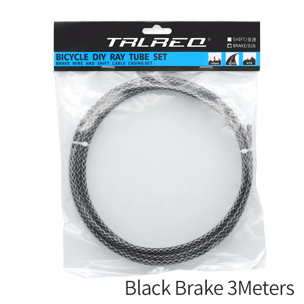 3 м 5 мм Универсальная проволочная трубка, запасная часть, уличная ткацкая линия, Велосипедный тормозной трос, стальной переключатель, дорожный велосипедный корпус