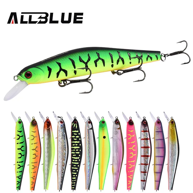 US $3.97 ALLBLUE VULCAN 130SP Silent Wobbler Fishing Lure 26.5g 133mm Tungsten Magnetic System Suspend Minno