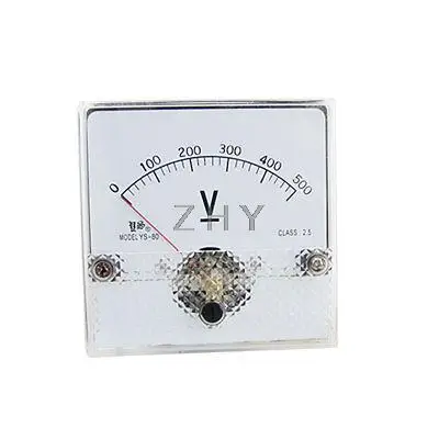 

Fine Tuning Dial Analog Voltage Panel Voltmeter DC 500V