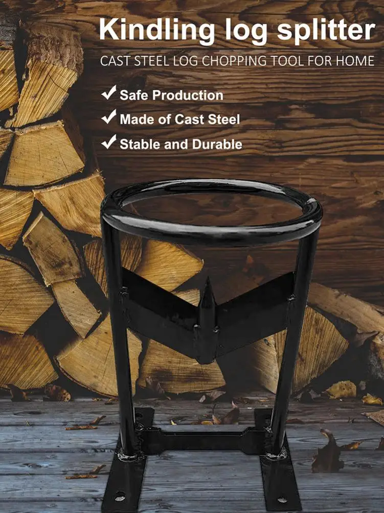 Kindling Log Splitter 12 Inch Cast Iron Manual Splitting Wedge No Sharp Edges Safest Easily Way To Split Firewood Hand Cutter Wo|Sheds Storage| - AliExpress Kindling Log Splitter 12 Inch Cast Iron Manual Splitting Wedge No Sharp Edges Safest Easily Way To Split Firewood Hand Cutter Wo|Sheds Storage| - AliExpress