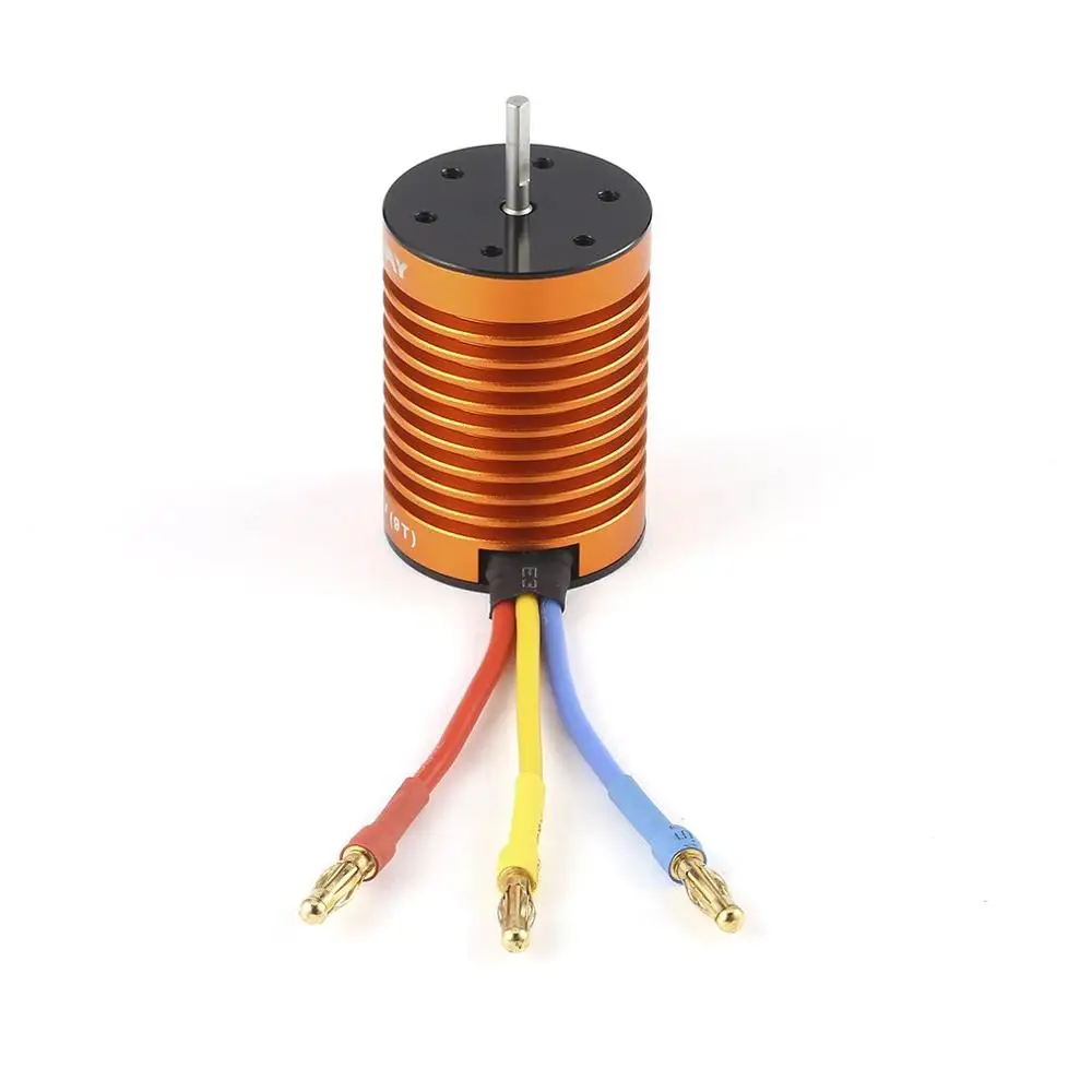 Водонепроницаемый 9T 4370KV 10T 3930KV 3650 3900KV 4300KV 5200KV бесщеточный двигатель 60A ESC