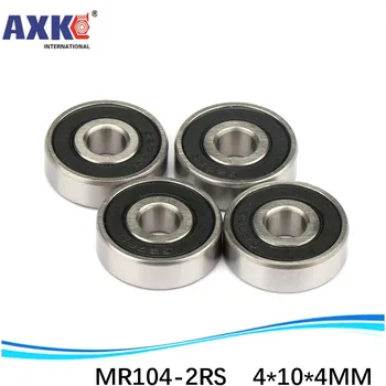 

AXK Blue Rubber Seal Cover Mini Bearing W ML4010-2RS, L-1040-2RS,MR104-2RS 4x10x4mm Shigh Precision High Quality 50 Pcs/lot Rich
