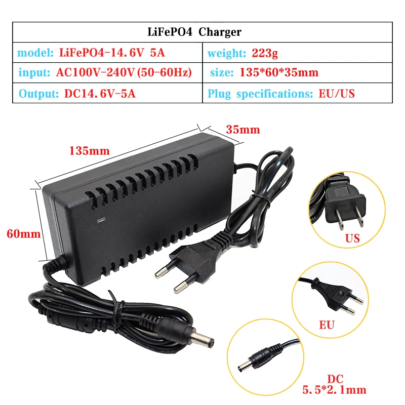 apple smart watch charger Brand new 14.6V 5A LiFePO4 charger 4Series 12V 5A Lifepo4 battery charger DC 12.8V 14.4V battery pack power adapter flawless legs usb charger