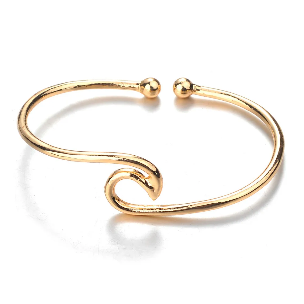 Новинка 2018 браслет с волной свадебный для женщин ювелирные аксессуары розовое