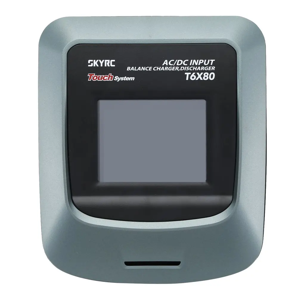 SkyRC T6X80 SK-100160-01 AC/DC Профессиональный 3,2 дюйма сенсорный ЖК-экран RC LiPo/LiFe/литий-ионный аккумулятор баланс зарядное устройство Dis зарядное устройство