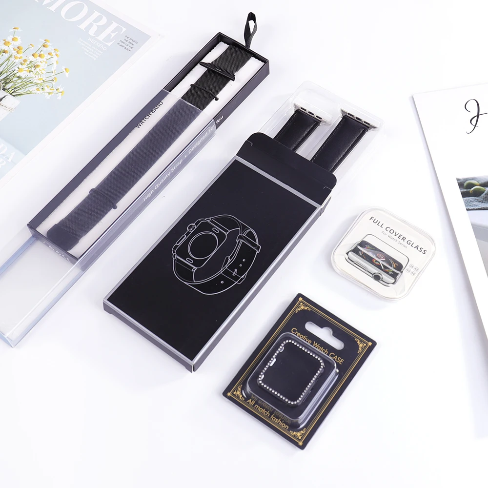 20Pcs Simple Mini Style Packing Box For Apple Watch Band 38 40 42 44 mm For 3