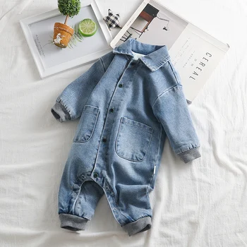 66 100cm Nowy Zima Cordury Zagescic Cieply Polar Wewnatrz Baby Gap Baby Boy Zima Romper Baby Girl Ogolnie Tanie I Dobre Opinie