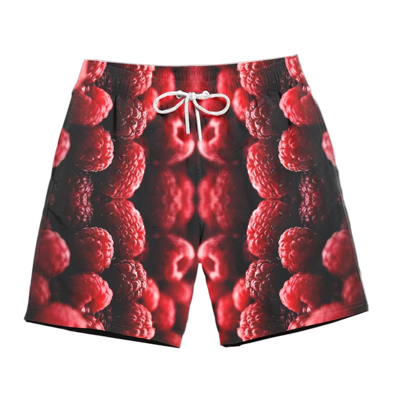 summer new style Fashion shorts food Banana /apple / orange bokeh Print 3d Casual Men Women Shorts Cool Casual shorts