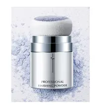 Контроль жирности, полупрозрачная рассыпчатая пудра с буфами на рукавах Прочный инструмент для удаления отбеливание увлажняющий Водонепроницаемый Мёд порошок